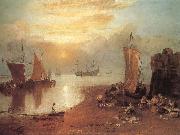 J.M.W. Turner Sun Rising through Vapour oil painting artist